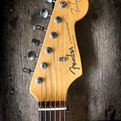 2008 Fender SE Stratocaster '1962' reissue Mark Knopfler signature model in Red finish with case image 5