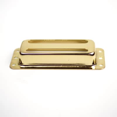 Two slot "Gold Foil" deArmond harmony Style Pickup Cover ,Gold Plated (1) image 2