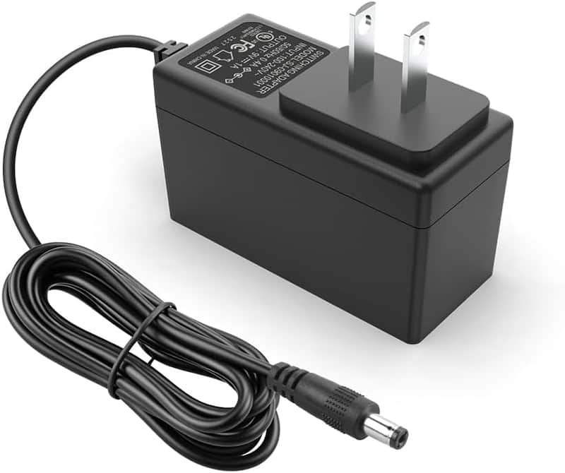 Guitar Pedal Power Supply, 9V DC 1A, BOSS PSA Adapter DC 9V Power Supply Cord for Most Brands of Guitar Affect Pedals Keyboard & Required 9 Volt 1000mA 800mA 500mA - Center Negative - 6.6FT image 1