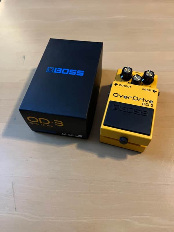 Boss OD-3 OverDrive (Silver Label) 1997 - Present - Yellow