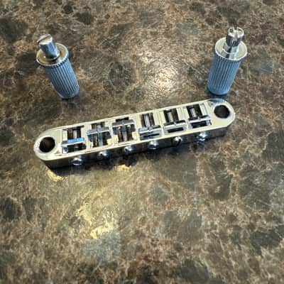Tune-o-matic Guitar Bridge - Chrome image 1