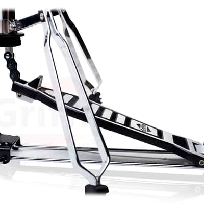 GRIFFIN Hi-Hat Pedal & Cymbal Boom Stand Kit (Percussion TiltPro X Edition) 2 Pack – Chrome Drum Hardware with Pull Chain, Counterweight & Double-Braced Legs image 5