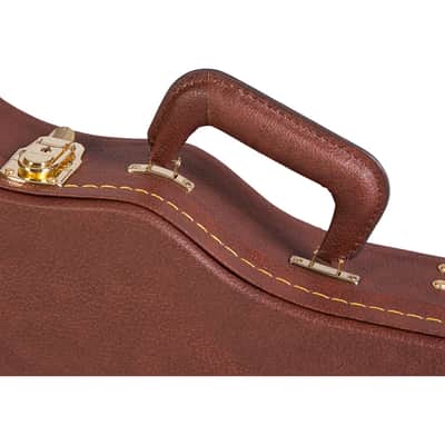 Gator Cases GW-LP-BROWN Gibson Les Paul Guitar Deluxe Wood Case - Brown image 8