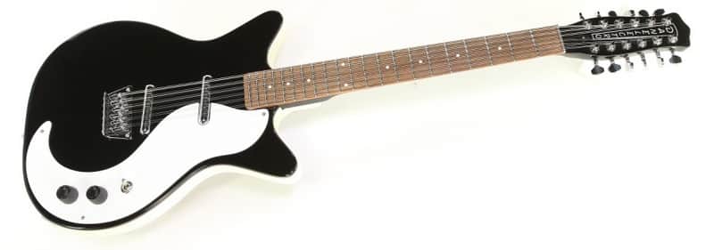 Danelectro D5912 Black - 12 String Electric Guitar with 2 lipstick tube Pickups ( JUST AARIVED ) NEW! image 1