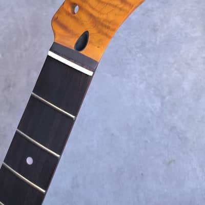 Roasted Flamed Maple Neck Rosewood fingerboard - 22 Frets image 1