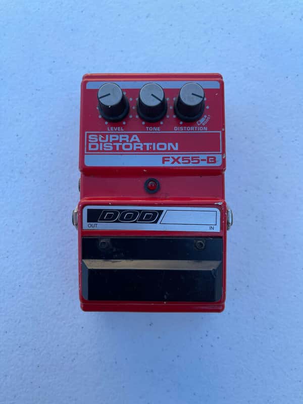 DOD Digitech FX55B Supra Distortion Rare Vintage Guitar Effect Pedal *READ* image 1