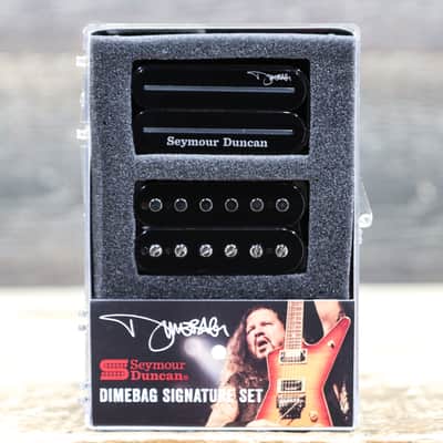 Seymour Duncan Dimebag Set Signature Dimebag Darrell Humbucker Pickup Set Black image 1