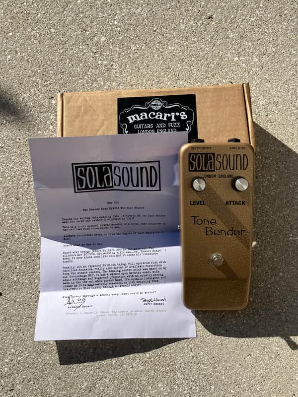 Sola Sound MK1 Tone-Bender *BRANDY SNAP* image 1