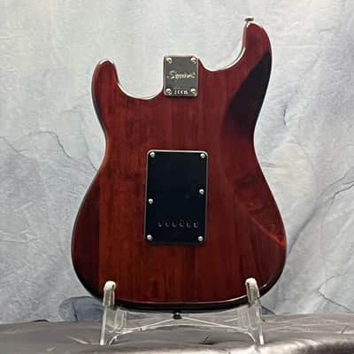 Squier Classic Vibe 70s Stratocaster Loaded HSS Body Walnut Mocha Brown image 2