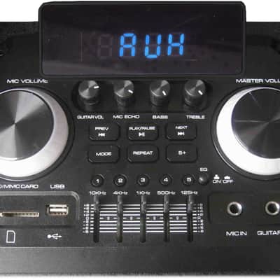 Technical Pro Dual 10" 3000w Home Theater Bluetooth Speakers w/USB/SD/LED+Mic image 10