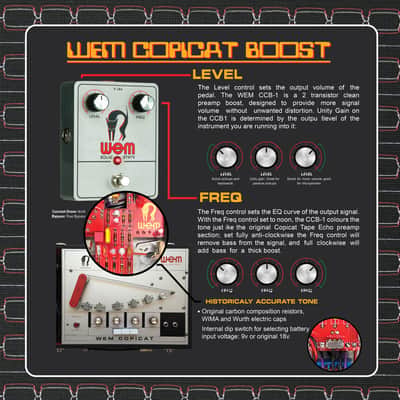 WEM CCB-1 | Custom Copicat Preamp+Boost - Original 60s Copicat
