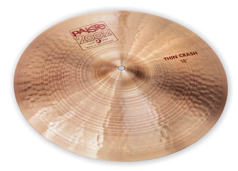Paiste Cymbals 2002 Classic Cymbal Thin Crash 18-inch 1061218 UPC 697643105393 image 1