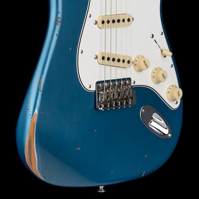 Fender Custom Shop Limited Edition Custom '68 Stratocaster Relic w/ Closet Classic Hardware - Aged Lake Placid Blue #79465 image 6