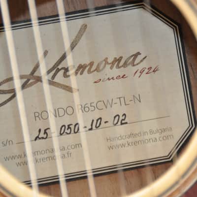 KREMONA Rondo R65CW TL48 / Performer Series / Thinline Nylon Electro with 48mm neck / Made In Europe / R65CW-TL48 / 25-050-10-02 image 8