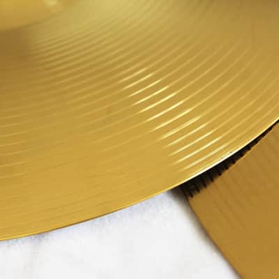 Hi Hat Cymbals Hero Brilliant Finish Bright Sound 14 Inch Drum High Hat Cymbals For Practice (14"Hi-Hats) image 3