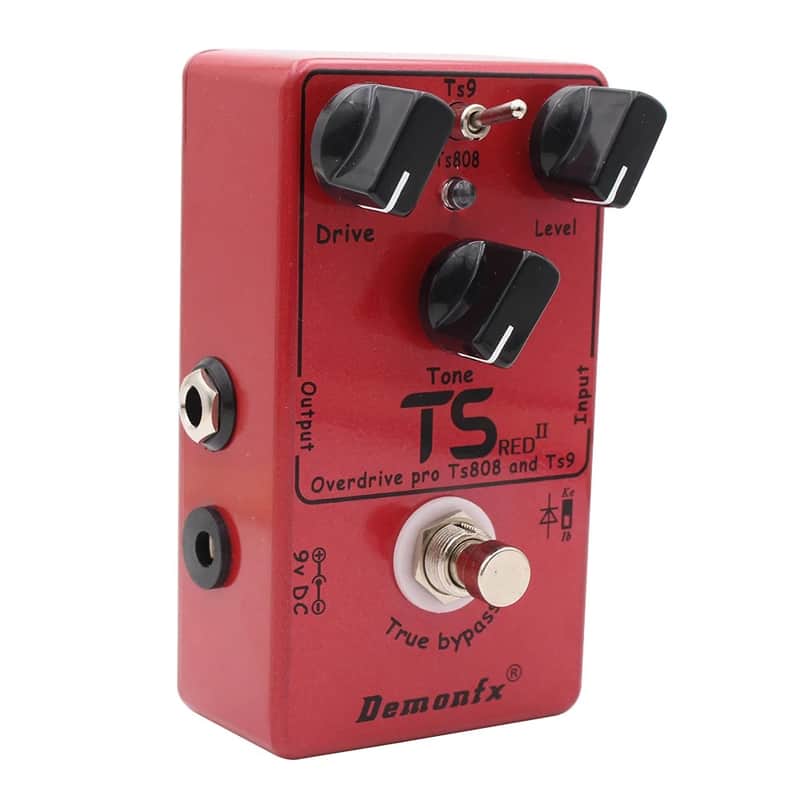 DemonFx Ts Red II Overdrive Pro Pedal,TS808/TS9 Mode,price include the import duty for US buyer image 1