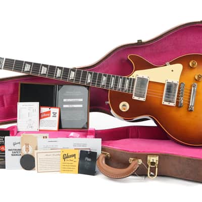 Gibson Custom 1958 Les Paul Standard Reissue Iced Tea Burst VOS image 3