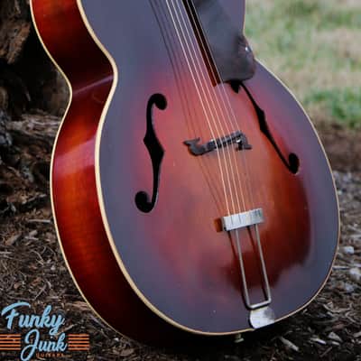 ~Tone Monster~ 1952 Wabash by Kay Jumbo Jazzbox Archtop Guitar ~ Made in USA! Harmony Silvertone ! image 11