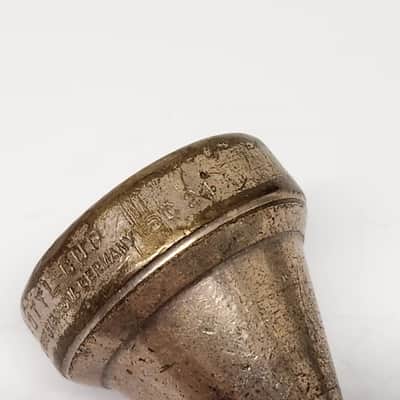 Vintage Huttl Cup Germany Trombone Bugle SC24 Mouthpiece image 3