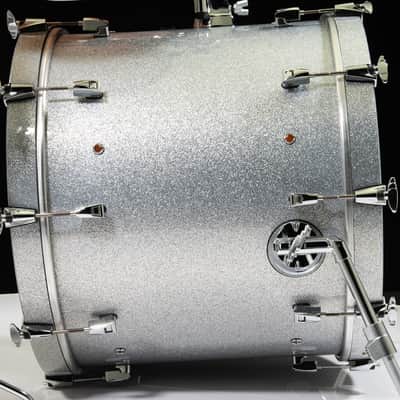Yamaha Absolute Hybrid Maple 5pc 10/12/16/22/14SD Silver Sparkle image 4