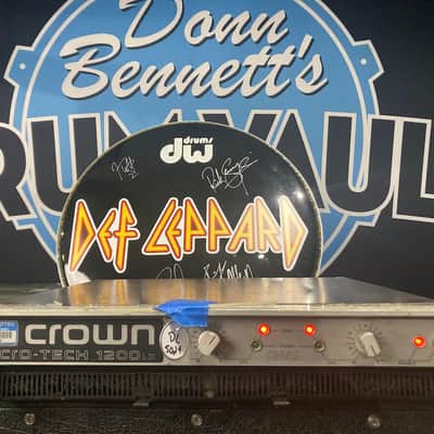 Def Leppard's Adrenalize Tour Crown MA1200 Audio Amplifier 2-Channel 320-Watt (DL #5029) image 1