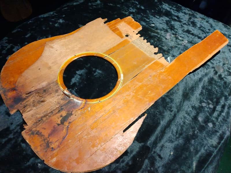 Gibson 1961 Gibson J50 Spruce Top Parts Repair Restore Art Project 1961 image 1