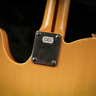 LsL Instruments T-Bone 52 "Cice" Relic 100th Guitar Made Butterscotch Blonde image 6