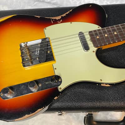 Fender '63 Relic Limited Edition Telecaster - Handwound PU's - Custom Shop - Authorized Dealer - Sunburst 7.25lbs - G05514 image 4