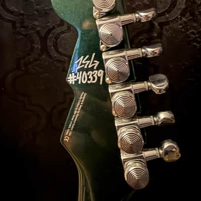 Reverend Contender RB 2022 - Metallic Emerald Green with Hardshell Case image 3