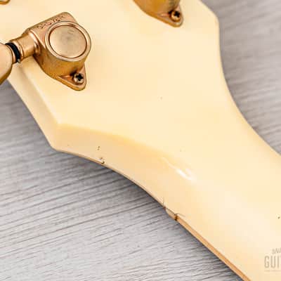1988 Gibson Les Paul Custom Vintage Guitar Alpine White w/ Bigsby B7, Tim Shaw PAFs & Case image 6