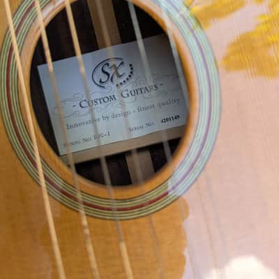 SX DJG-1 - Django style Gypsy Jazz guitar Natural image 4