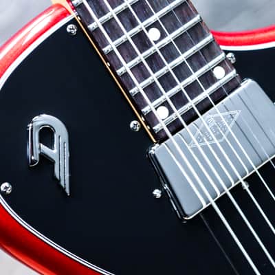 Duesenberg Julietta Baritone Catalina Red Solid Alder Body Electric Guitar w/Bag image 9