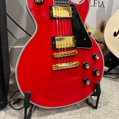 2023 Gibson Custom M2M Les Paul Custom Ferrari Red Bild 22