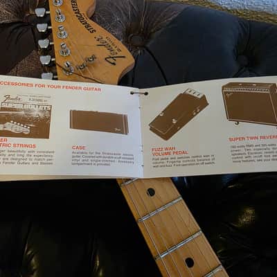 Fender Stratocaster 1979 ONE OWNER - Original Hang Tag! Red Ash Body Vintage 70s American Strat image 25