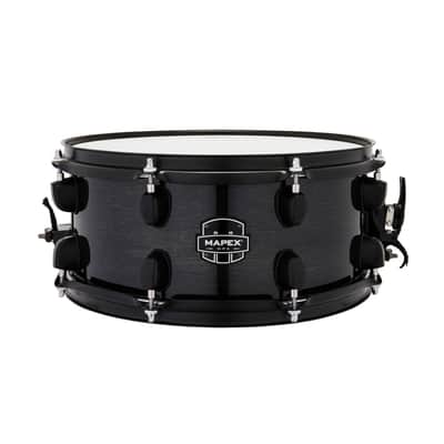 Mapex MPX 14 x 6.5 Maple/Poplar Snare Drum, Transparent Midnight Black image 2