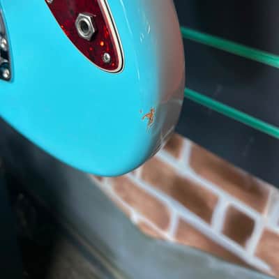 Fender 60th Anniversary Triple Jazzmaster Daphne Blue 2018 Electric Guitar image 8