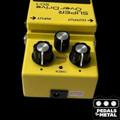 Boss SD-1 Super OverDrive (Silver Label) 1997 - Present - Yellow - X18546 image 3