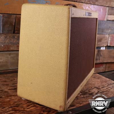 1960 Fender Twin 5F8-A Narrow Panel Tweed image 2