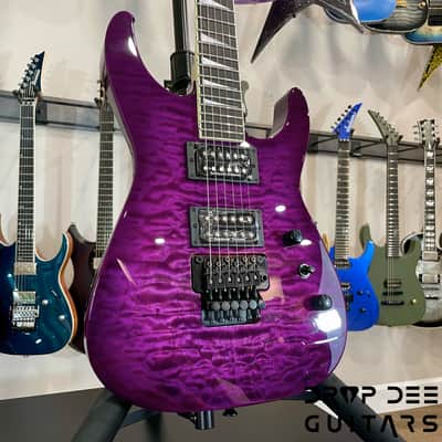 Jackson Custom Shop Dinky FR Electric Guitar w/ Case-Purple Burst image 3
