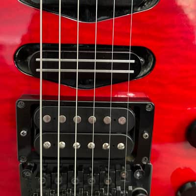 Hamer USA TLE Custom 1986 Red Boomerang Inlays Electric Guitar Tele Style image 13