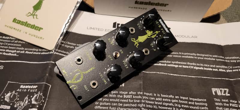 Kasleder Acid Fuzz Eurorack Fuzz Module 2016 - Black image 1