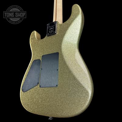Charvel Custom Shop San Dimas 2H FR Gold Sparkle w/case C17761 image 9