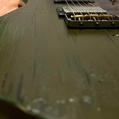 Bacchus handmade in Japan JRP Surf Breaker SB HH 21SP Forest Green Relic (offset/jazzmaster/jaguar) image 5