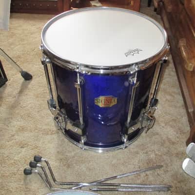 RARE! PREMIER  SIGNIA 7 PC SAPPHIRE MAPLE DRUM SET - WOW - READ THE WORDS!!!! image 3
