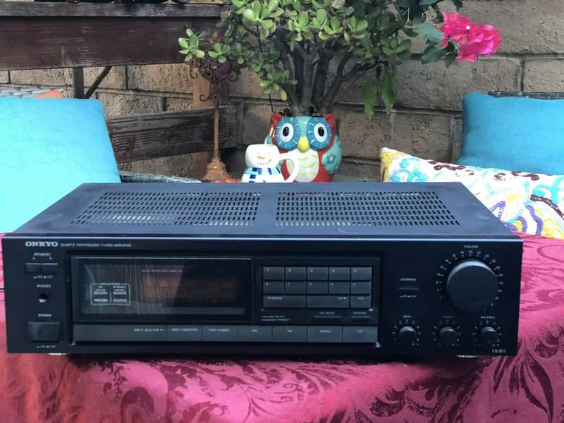 Ampli Tuner Vintage Onkyo TX-810 – Testé Et Fonctionnel – Son Chaud Et Puissant