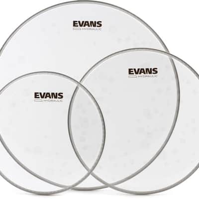 Evans Hydraulic Glass Rock 3-piece Tom Pack - 10/12/16 inch image 2