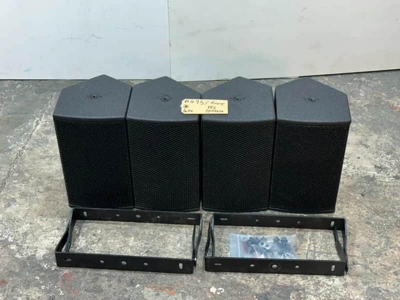 (4) ALCONS VR5 RBN202 90°x60° 2-Way Passive Full-Range Stage Monitor. #MS4953 image 1