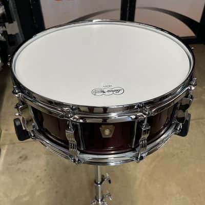 Ludwig LS401 Classic Maple 5x14" 10-Lug Snare Drum - STORE DISPLAY - OM- Mahogany Stain image 3