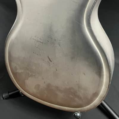 Republic Highway 61 Standard Cutaway Steel Body Resonator Guitar Antique Steel image 13
