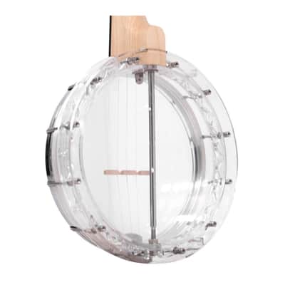Gold Tone Little Gem: See-Through Banjo-Ukuleles with Gig Bag (Diamond) image 8